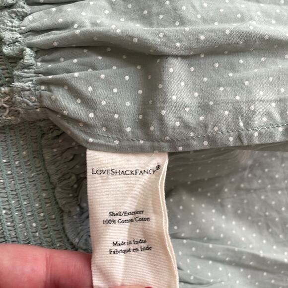 Love Shack Fancy Aveline Dress Seaglass - Picture 15 of 16